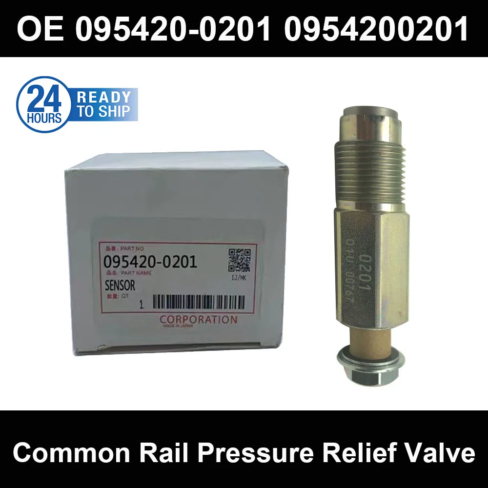 New For D-ENSO Original 095420-0201 0954200201 Common Rail Pressure Relief Valve 095420-0280 For I-SUZU 4HK1 6HK1 J05E
New For D-ENSO Original 095420-0201 0954200201 Common Rail Pressure Relief Valve 095420-0280 For I-SUZU 4HK1 6HK1 J05E