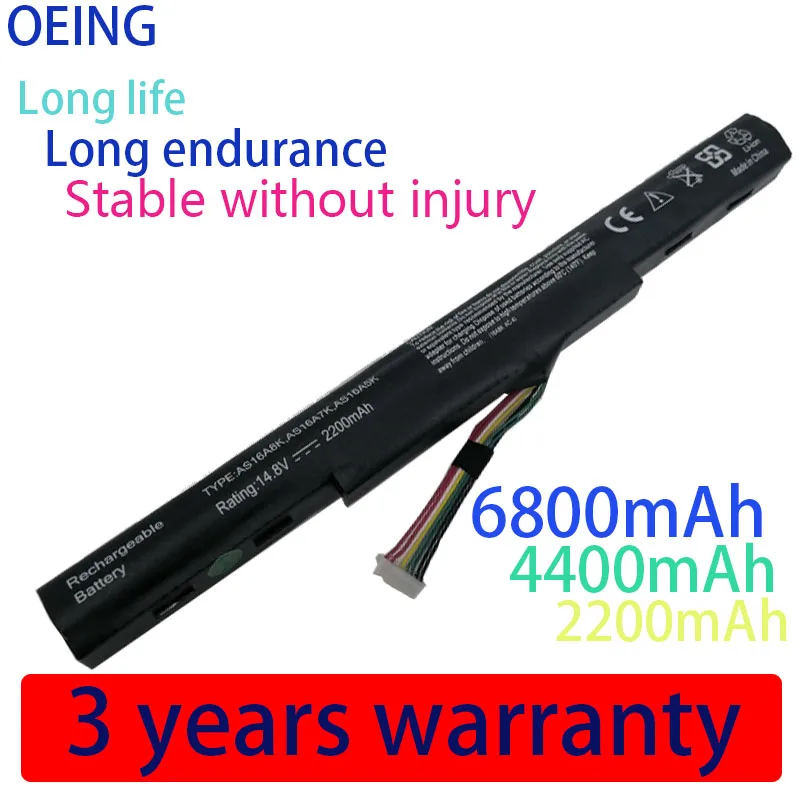 4CELLS AS16A5K AS16A8K Laptop Battery For ACER For Aspire E5-575 E5-553 E5-575T E5-576G E5-475G
4CELLS AS16A5K AS16A8K Laptop Battery For ACER For Aspire E5-575 E5-553 E5-575T E5-576G E5-475G