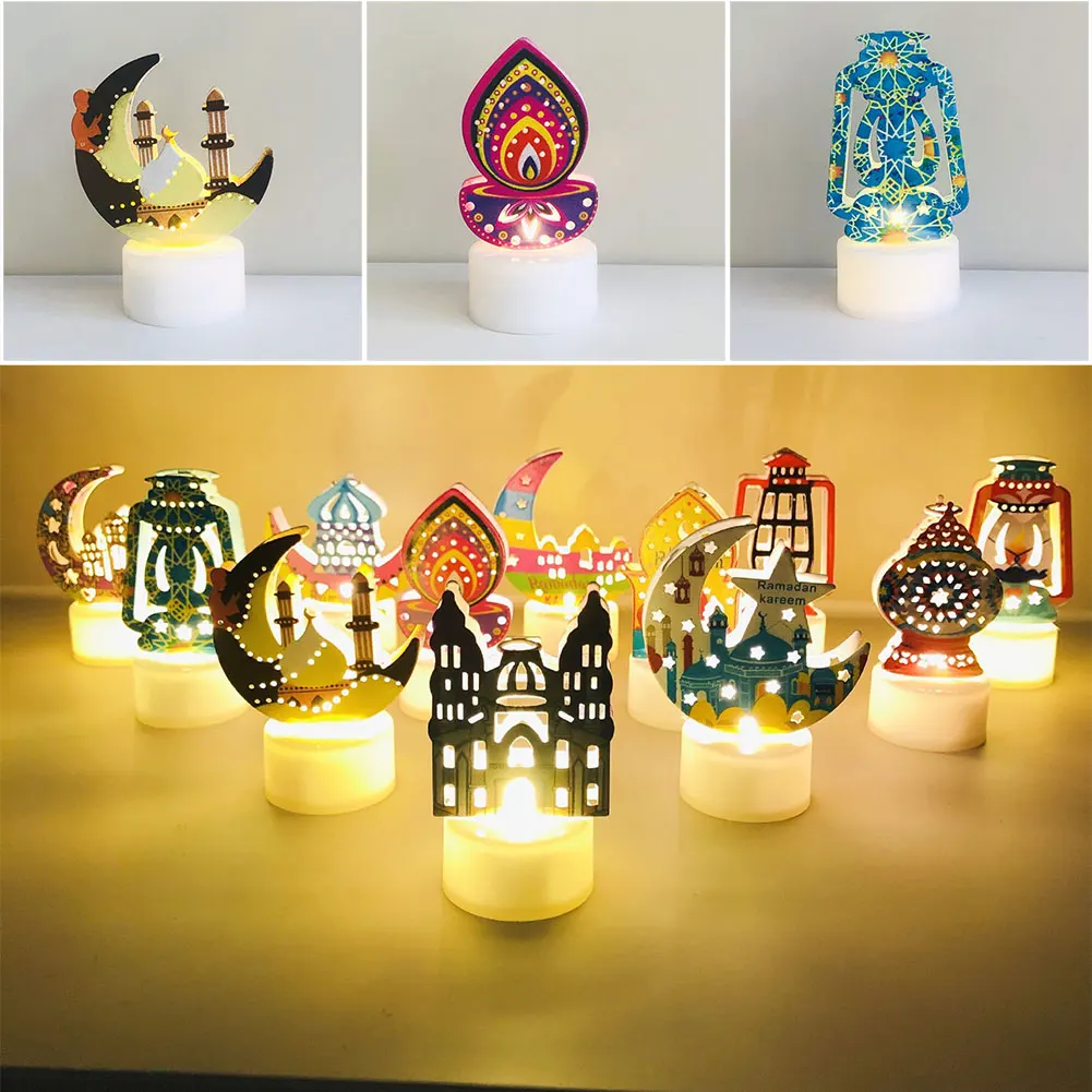 

Яркий светильник Eid Mubarak, яркий светильник для дома, 2023 исламский мусульманский яркий Декор Рамадан, кареем, подарки на день рождения