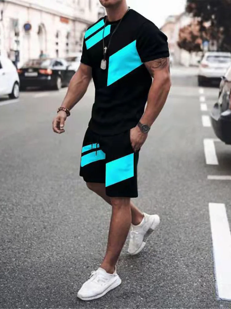 Summer Men's Tracksuit Solid Color T-Sirt+Sorts Casual Stylis Sweatsuit Set Outfits Sports Join Suit Oversized Clotin
Summer Men's Tracksuit Solid Color T-Sirt+Sorts Casual Stylis Sweatsuit Set Outfits Sports Join Suit Oversized Clotin
