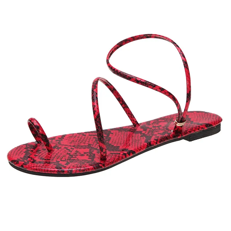 2022 New Women Flip Flops Beach Slippers SummerLadies Snake Pattern Slides Sandals Rome Shoes Fashion Flats Bohemian Trend Fad
2022 New Women Flip Flops Beach Slippers SummerLadies Snake Pattern Slides Sandals Rome Shoes Fashion Flats Bohemian Trend Fad