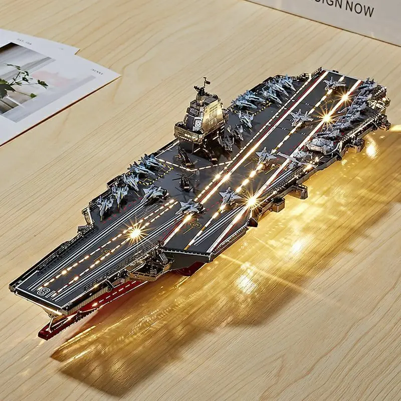 

DIY 3D Metal Puzzle Military Series Aircraft Jigsaw Fujian Carrier Miniature Building Kits Toys For Friends Birthday Gifts