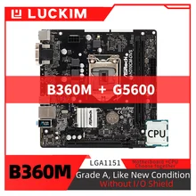 Refurbished B360M Motherboard LGA1151 G5600 Set Kit with Processor