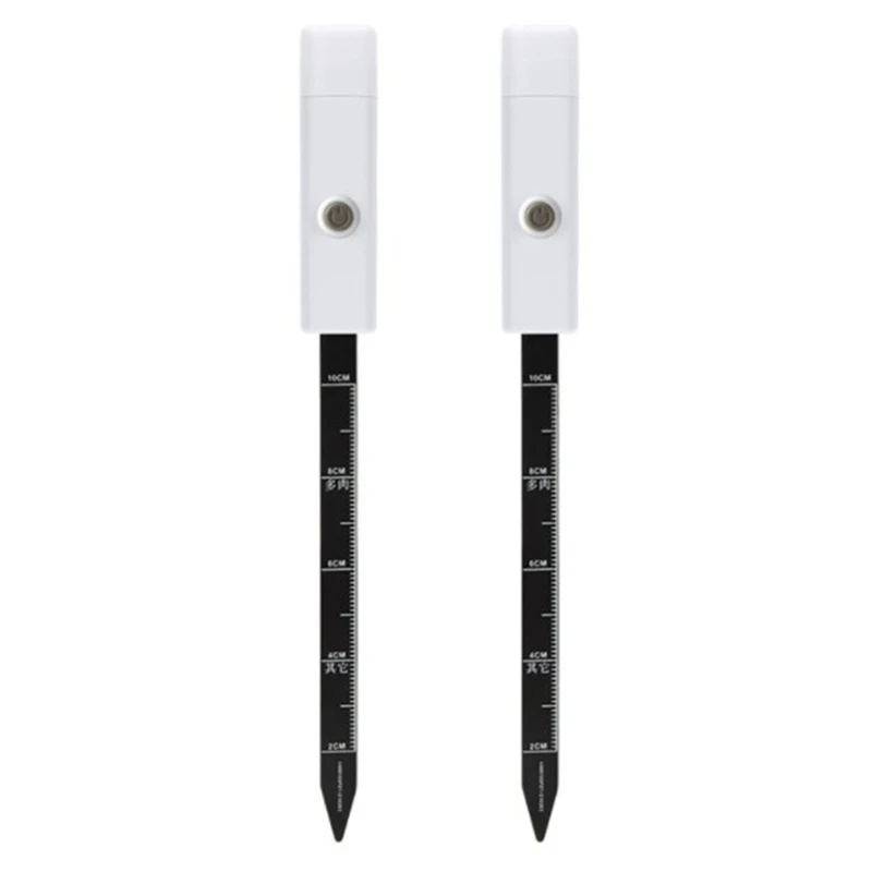 2X Soil Moisture Meter Sensor Monitor Tester 3-Color Flashing Light Hygrometer
2X Soil Moisture Meter Sensor Monitor Tester 3-Color Flashing Light Hygrometer