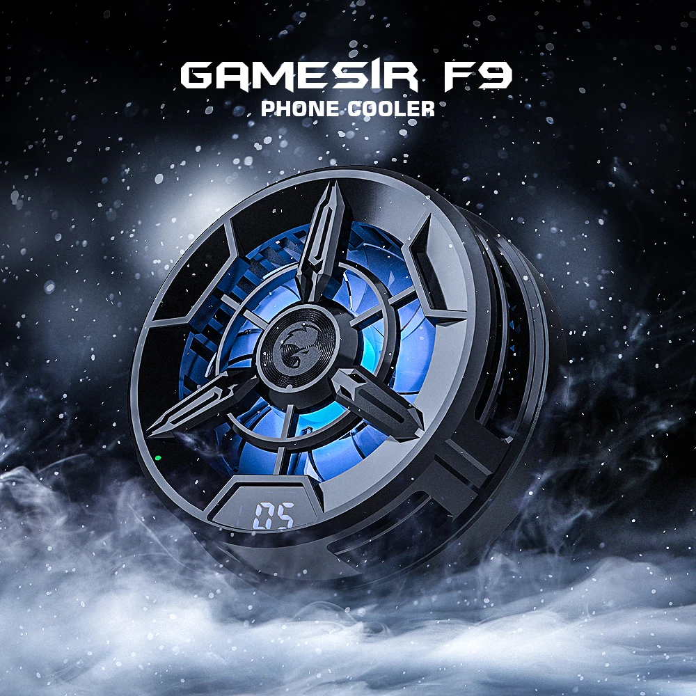 

GameSir F9 Mobile Phone Cooler Magnetic Cooling Fan for Nintendo Switch / Android Phone / Tablets / iPhone / iPad