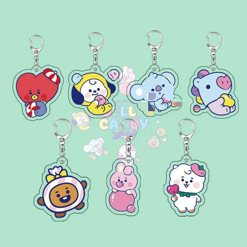 KPOP Bangtan Boys JELLY CANDY Cartoon Acrylic Keychain Exquisite Doll Pendant Hip Hop Accessories Gift SUGA JK Fan Collection
KPOP Bangtan Boys JELLY CANDY Cartoon Acrylic Keychain Exquisite Doll Pendant Hip Hop Accessories Gift SUGA JK Fan Collection