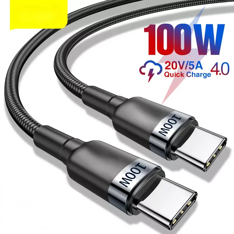 100W USB C To USB Type C USBC PD Fast Charging Charger Cord USB-C 5A TypeC 2M For Macbook
100W USB C To USB Type C USBC PD Fast Charging Charger Cord USB-C 5A TypeC 2M For Macbook