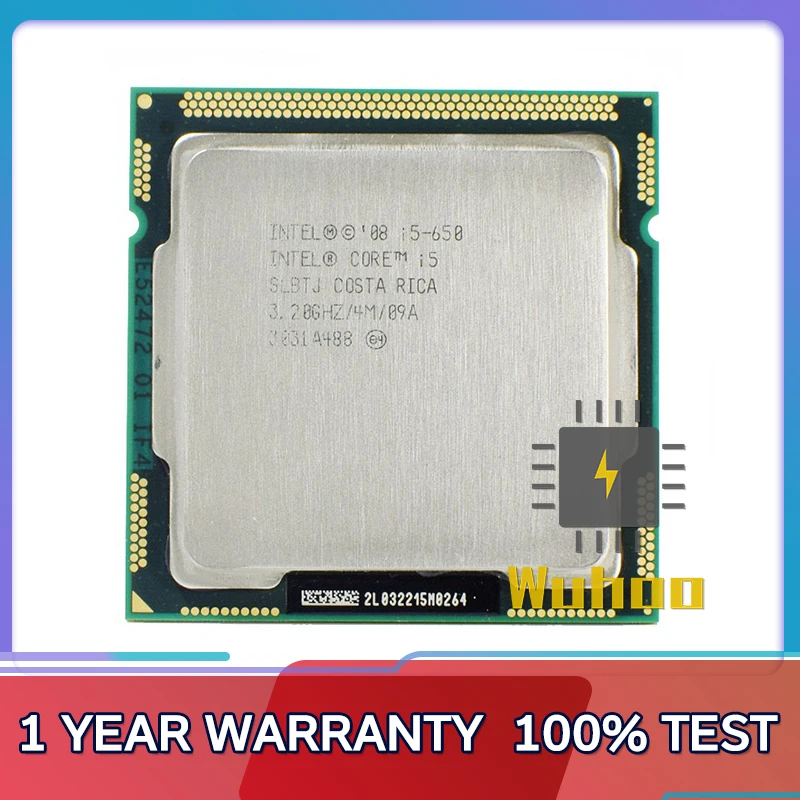 Б/у процессор Intel Core i5 650 3,20 ГГц 4M SLBLK SLBTJ 
Б/у процессор Intel Core i5 650 3,20 ГГц 4M SLBLK SLBTJ