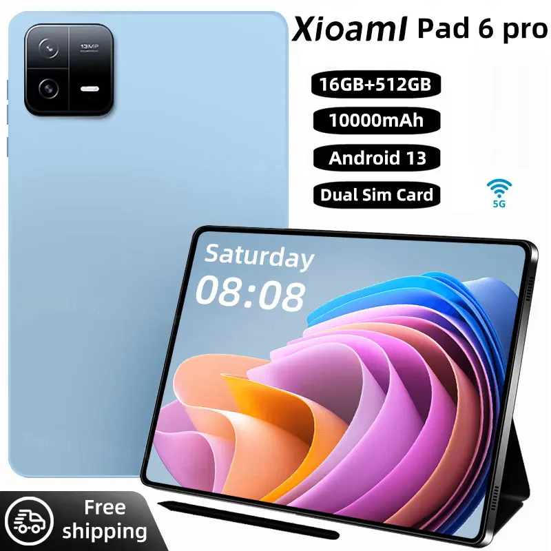 2023 Original Global Version Tablet Android 13 Pad 6 Pro 16GB+512GB Snapdragon 888 Tablets PC 5G Dual SIM Card WIFI HD 4K Mi Tab
2023 Original Global Version Tablet Android 13 Pad 6 Pro 16GB+512GB Snapdragon 888 Tablets PC 5G Dual SIM Card WIFI HD 4K Mi Tab