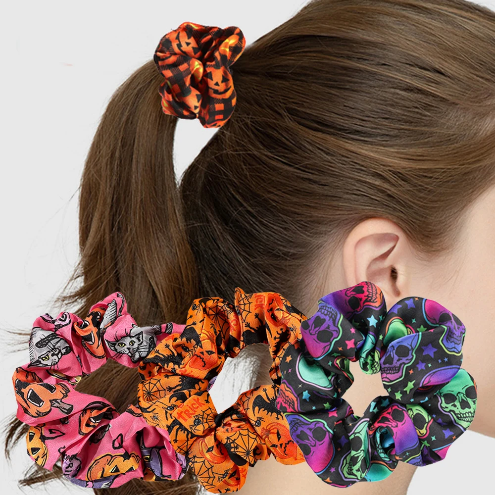 2023 Halloween Skull Bat Printed Head Rope Hair Bands Women Ponytail Holder Hair Ties Fashion Halloween Hair Accessories Gifts
2023 Halloween Skull Bat Printed Head Rope Hair Bands Women Ponytail Holder Hair Ties Fashion Halloween Hair Accessories Gifts