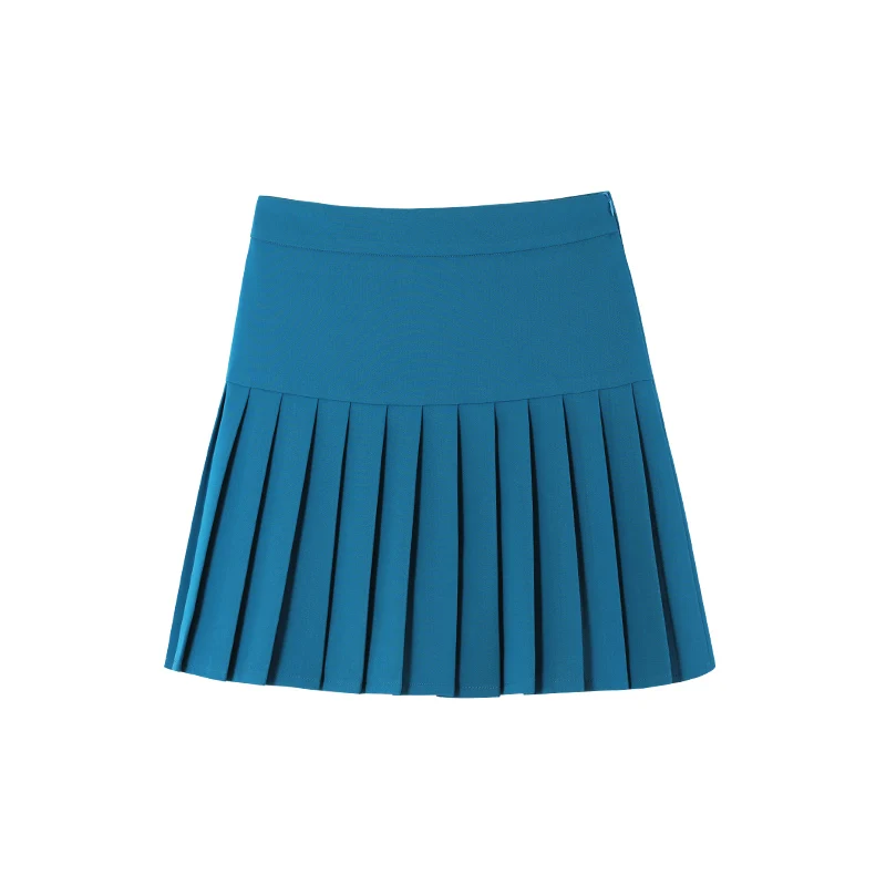2023 Golf New Women's Short Skirt Autumn Stitching Academy Style A- Line Blue Half-length Anti-glare High Waist Korean Pleated
2023 Golf New Women's Short Skirt Autumn Stitching Academy Style A- Line Blue Half-length Anti-glare High Waist Korean Pleated