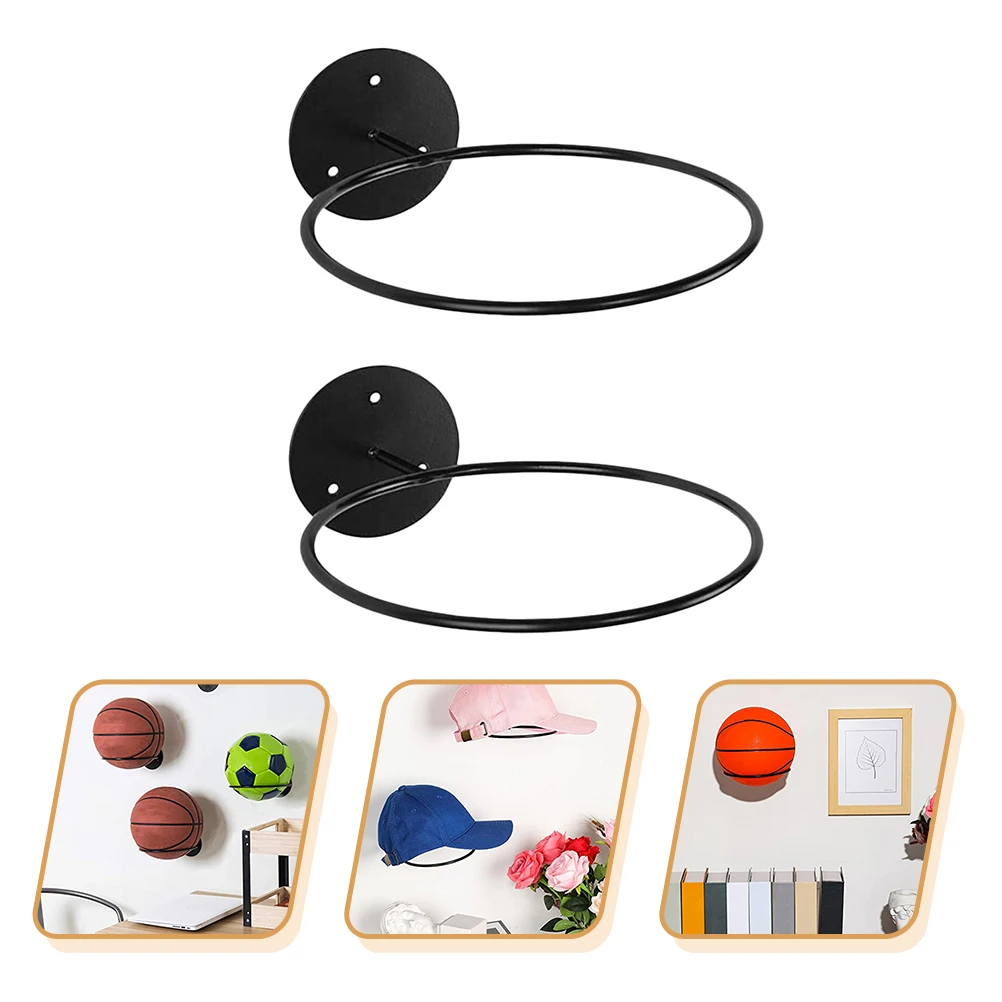 1 Set Of Wall-Mounted Basketball Holders Basketball Storage Racks Professional Basketball Mounts Household Basketballs Stands
1 Set Of Wall-Mounted Basketball Holders Basketball Storage Racks Professional Basketball Mounts Household Basketballs Stands
