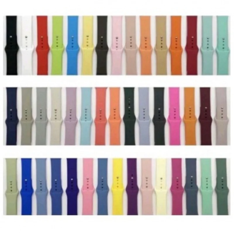 Pulseira de silicone para Smartwatch 44mm 40mm 38mm 42mm smartwatch pulseira iwatch 6 se 5 4 3 2 
Pulseira de silicone para Smartwatch 44mm 40mm 38mm 42mm smartwatch pulseira iwatch 6 se 5 4 3 2