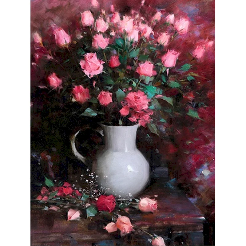 Frameless Pink Flowers DIY Painting By Numbers Wall Art Picture Paint By Numbers Handpaint Number Painting DIY Gift
Frameless Pink Flowers DIY Painting By Numbers Wall Art Picture Paint By Numbers Handpaint Number Painting DIY Gift
