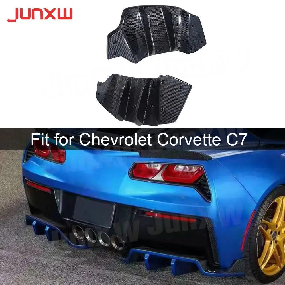 Carbon Fiber 2PCS/Set Rear Diffuser Lower Lip Bumper Splitter for Chevrolet Corvette C7 2014-2018 FRP Rear Bumper Lip
Carbon Fiber 2PCS/Set Rear Diffuser Lower Lip Bumper Splitter for Chevrolet Corvette C7 2014-2018 FRP Rear Bumper Lip