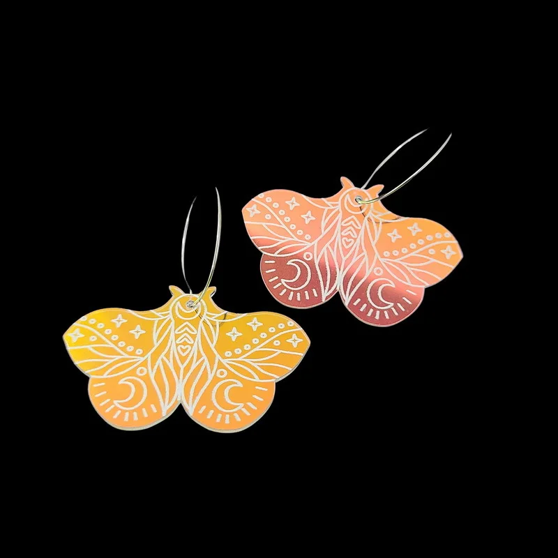 Colorful Moth Butterfly Animals Acrylic Earrings for Women Elegant Personality Statement Earrings Party Fashion Jewelry Gifts
Colorful Moth Butterfly Animals Acrylic Earrings for Women Elegant Personality Statement Earrings Party Fashion Jewelry Gifts