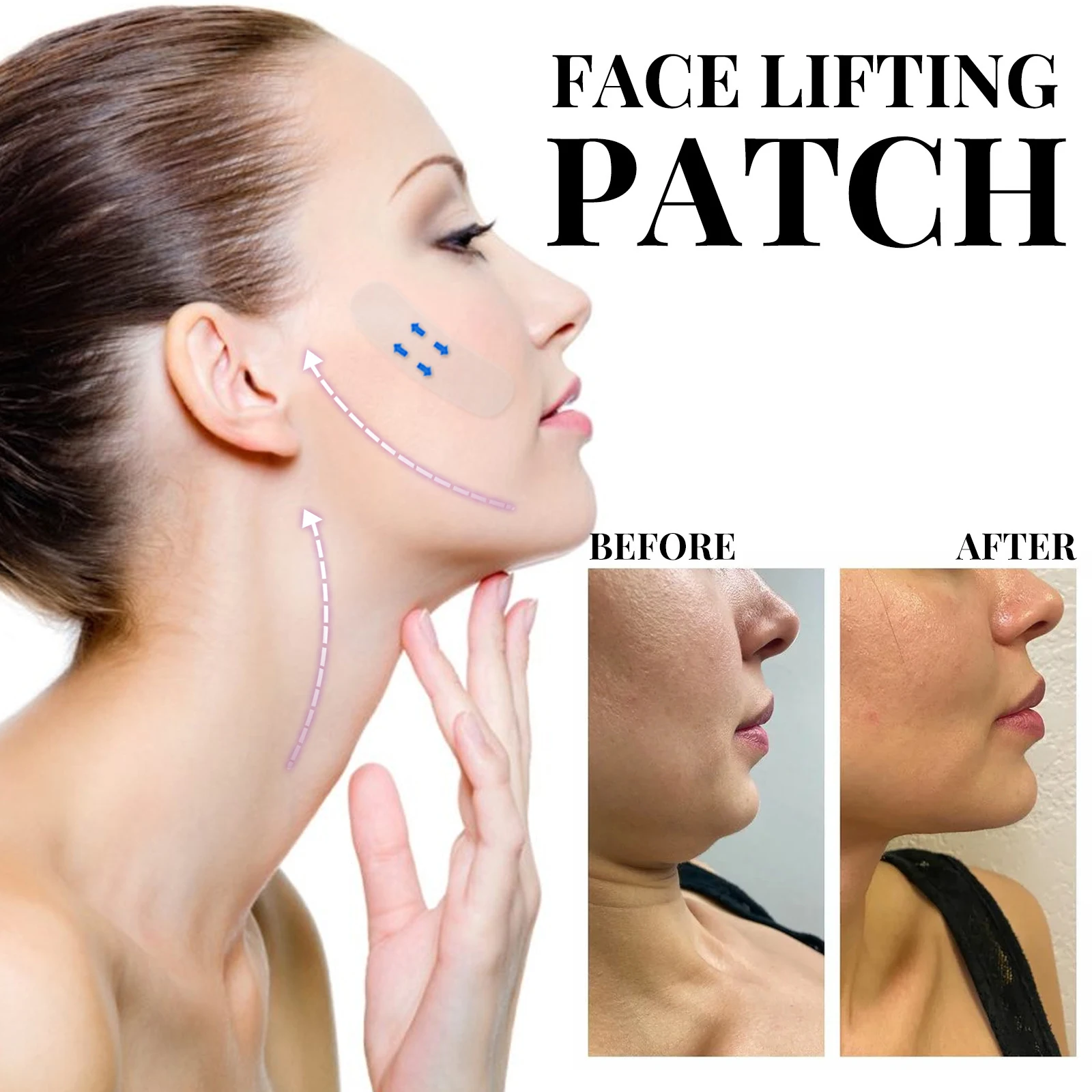 60Pcs/Box V Shaped Invisible Tape Waterproof V Face Adhesive Tape Breathable Face Lifting Patch Tighten Chin Sticker
60Pcs/Box V Shaped Invisible Tape Waterproof V Face Adhesive Tape Breathable Face Lifting Patch Tighten Chin Sticker