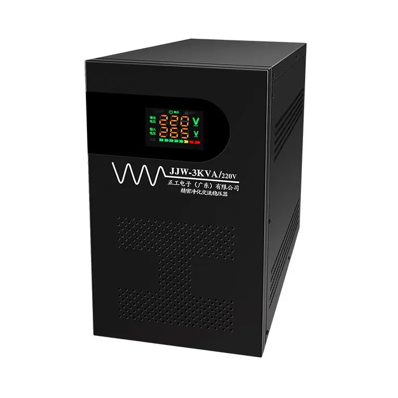 Hot Sale Quality Guaranteed Single Phase 220VAC 3KVA Static Voltage Stabilizer 3000VA Automatic Voltage Regulator
Hot Sale Quality Guaranteed Single Phase 220VAC 3KVA Static Voltage Stabilizer 3000VA Automatic Voltage Regulator