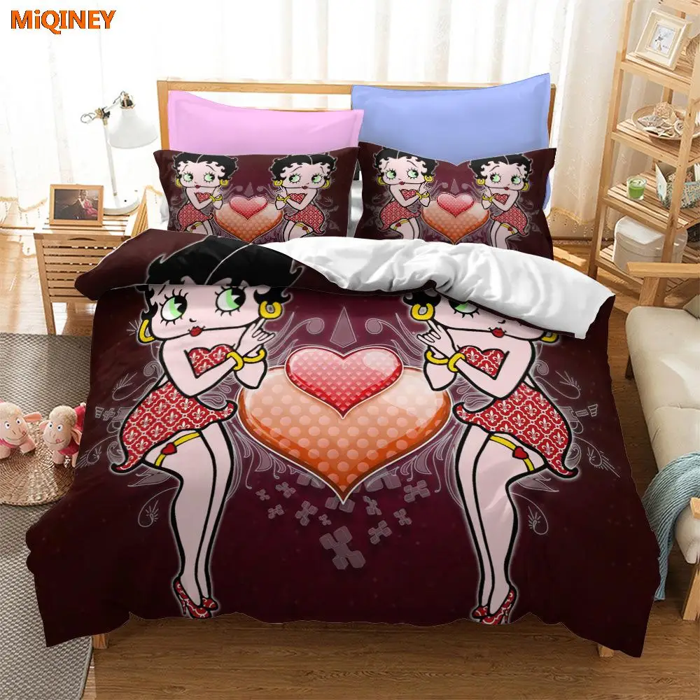 MiQINEY Indecor Sexy Girl Lady Betty Duvet Cover Pillowcase Bedding Set Single Twin Full Size for Kids Adults Bedroom Decor
MiQINEY Indecor Sexy Girl Lady Betty Duvet Cover Pillowcase Bedding Set Single Twin Full Size for Kids Adults Bedroom Decor