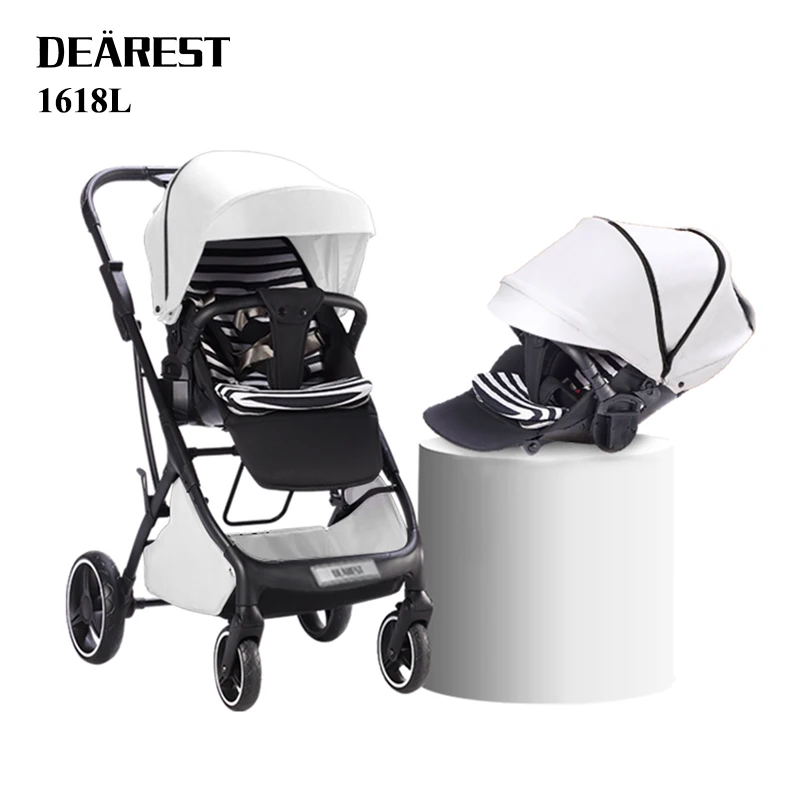 DEAREST Baby Pram Removable Bassinet Baby Stroller High Landscape Baby Pushchairs Lightweight Folding Baby Cart Two-Way Stroller
DEAREST Baby Pram Removable Bassinet Baby Stroller High Landscape Baby Pushchairs Lightweight Folding Baby Cart Two-Way Stroller