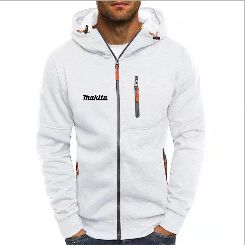 Spring and Autumn New MAKITA Men's Jacket Hooded Jacket Casual Zip Sweatshirt Men's Sportswear Fashion Jacket Men's Clothing
Spring and Autumn New MAKITA Men's Jacket Hooded Jacket Casual Zip Sweatshirt Men's Sportswear Fashion Jacket Men's Clothing