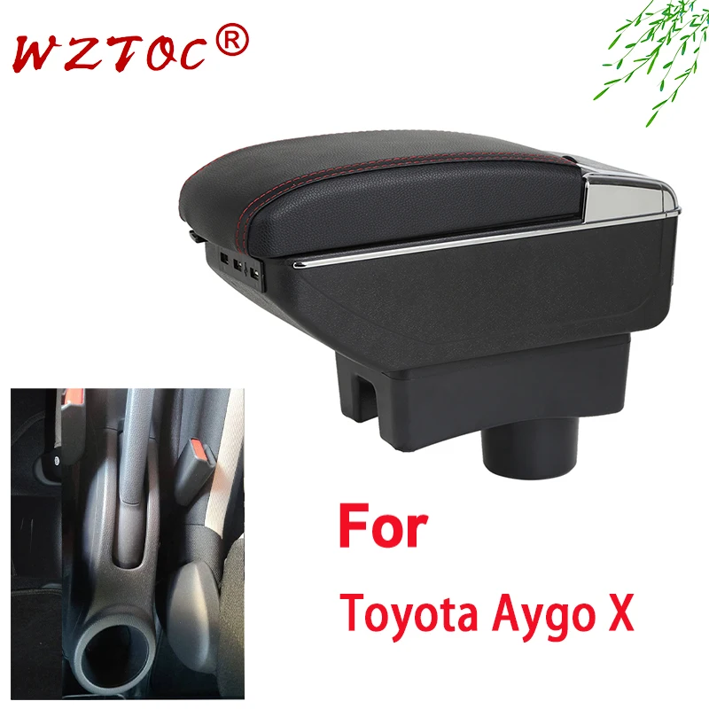 For Toyota aygo X Armrest box 2022 2023 For Toyota aygox armrest Ashtray Cup holder Large Space Decoration Accessories with USB
For Toyota aygo X Armrest box 2022 2023 For Toyota aygox armrest Ashtray Cup holder Large Space Decoration Accessories with USB