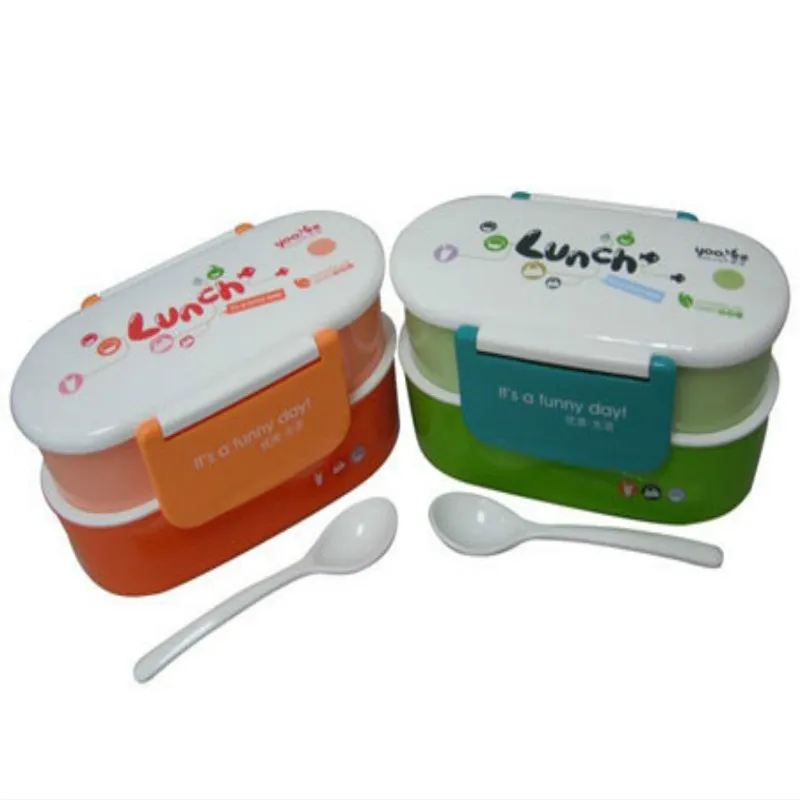 Kitchen Tableware Portable Plastic Oval Double Layer Lunch Box Microwave Oven Sealed Boxes Japanese Lunch Box
Kitchen Tableware Portable Plastic Oval Double Layer Lunch Box Microwave Oven Sealed Boxes Japanese Lunch Box