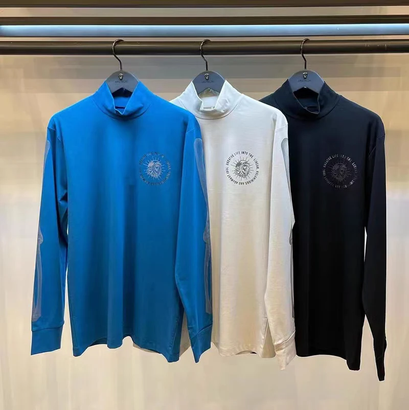 AMAZINGɔRE GOLF Clothing Men's Long Sleeve T-shirt 2023 Autumn Send New High Collar Simple Joker Top Sports Breathable Jersey 
AMAZINGɔRE GOLF Clothing Men's Long Sleeve T-shirt 2023 Autumn Send New High Collar Simple Joker Top Sports Breathable Jersey