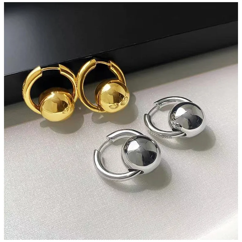 Golden Glossy Bal Metal For Women French Hoop Design Eardrop Luxury Wedding Dangle Earrings Jewelry Gifts Brincos
Golden Glossy Bal Metal For Women French Hoop Design Eardrop Luxury Wedding Dangle Earrings Jewelry Gifts Brincos