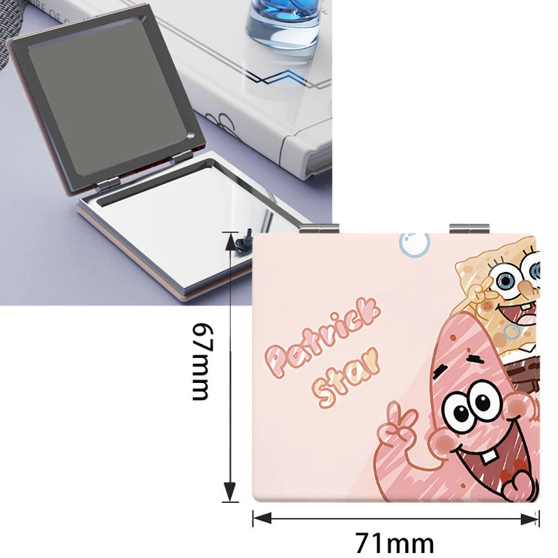 Kawaii Spongebob Squarepants Cartoon Makeup Mirror Folding Portable Mirror Girl Dormitory Student Hand-Held Makeup Mirror Gift
Kawaii Spongebob Squarepants Cartoon Makeup Mirror Folding Portable Mirror Girl Dormitory Student Hand-Held Makeup Mirror Gift