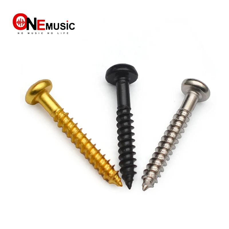 100pcs Guitar Screw 3.5x27MM Guitar Bridge Fixed Screws Guitar Strap Button Screws Music Screws Black/Gold/Chrome
100pcs Guitar Screw 3.5x27MM Guitar Bridge Fixed Screws Guitar Strap Button Screws Music Screws Black/Gold/Chrome