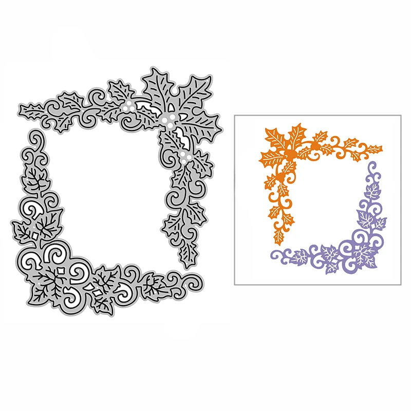 2023 New Double Holly Leaf Corner Metal Cutting Dies for Making Scrapbooking Greeting Card Embossed Decorative Craft Die Cut
2023 New Double Holly Leaf Corner Metal Cutting Dies for Making Scrapbooking Greeting Card Embossed Decorative Craft Die Cut