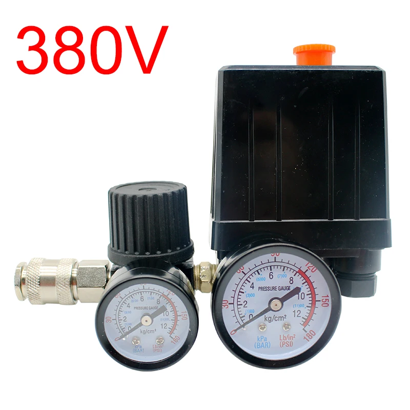 Регулятор давления воздуха 4 порта 220В/380В 0-180 PSI
Регулятор давления воздуха 4 порта 220В/380В 0-180 PSI