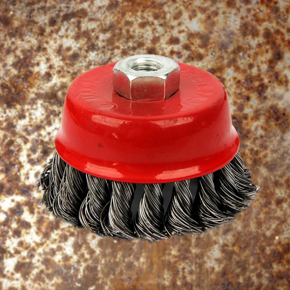 Rust Clean Rotary Angle Grinder Brush Paint Remove Durable Metal Steel Wire Wheel Flat Cup Deburring Quick Twist Knot Strong Red
Rust Clean Rotary Angle Grinder Brush Paint Remove Durable Metal Steel Wire Wheel Flat Cup Deburring Quick Twist Knot Strong Red
