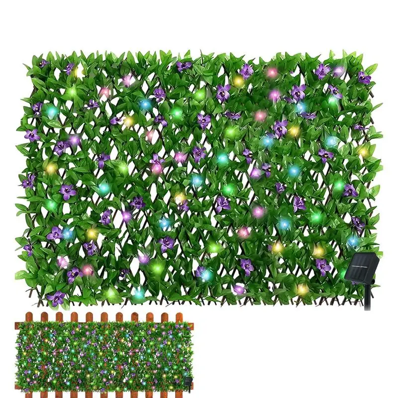 Artificial Garden Fence Artificial Faux Ivy Privacy Fence Screen Leaf With LED Lights Expanding Fence Privacy Screen Patio Fence
Artificial Garden Fence Artificial Faux Ivy Privacy Fence Screen Leaf With LED Lights Expanding Fence Privacy Screen Patio Fence
