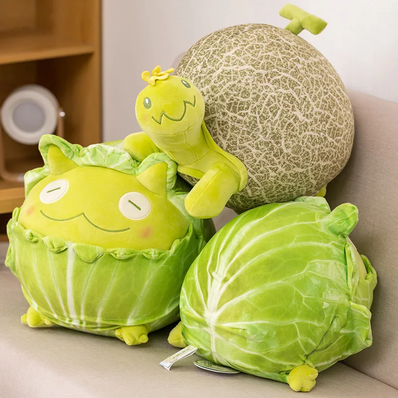 High Quality Vegetable Elf Cabbage Frog Cantaloupe Turtle Doll Plush Toys Kids Gifts Home Decor Pillow Birthday Christmas Gift 
High Quality Vegetable Elf Cabbage Frog Cantaloupe Turtle Doll Plush Toys Kids Gifts Home Decor Pillow Birthday Christmas Gift