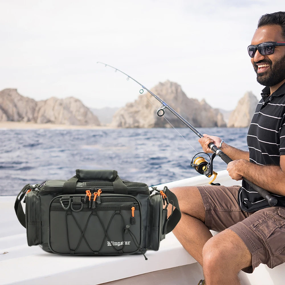 Fishing Tool Pouch Large-capacity Camping Bag Multi-pocket Fishing Tackle Bags Scratchproof Wear-resistant for Cycling Travel
Fishing Tool Pouch Large-capacity Camping Bag Multi-pocket Fishing Tackle Bags Scratchproof Wear-resistant for Cycling Travel