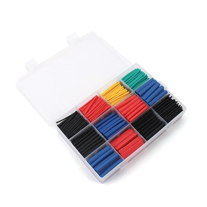 750PCS Insulation Heat Shrink Tube Assorted Kit, 2:1 Heat Shrink Tubing Polyolefin Heat Shrinkable for Cables Diy Electronic Kit
750PCS Insulation Heat Shrink Tube Assorted Kit, 2:1 Heat Shrink Tubing Polyolefin Heat Shrinkable for Cables Diy Electronic Kit