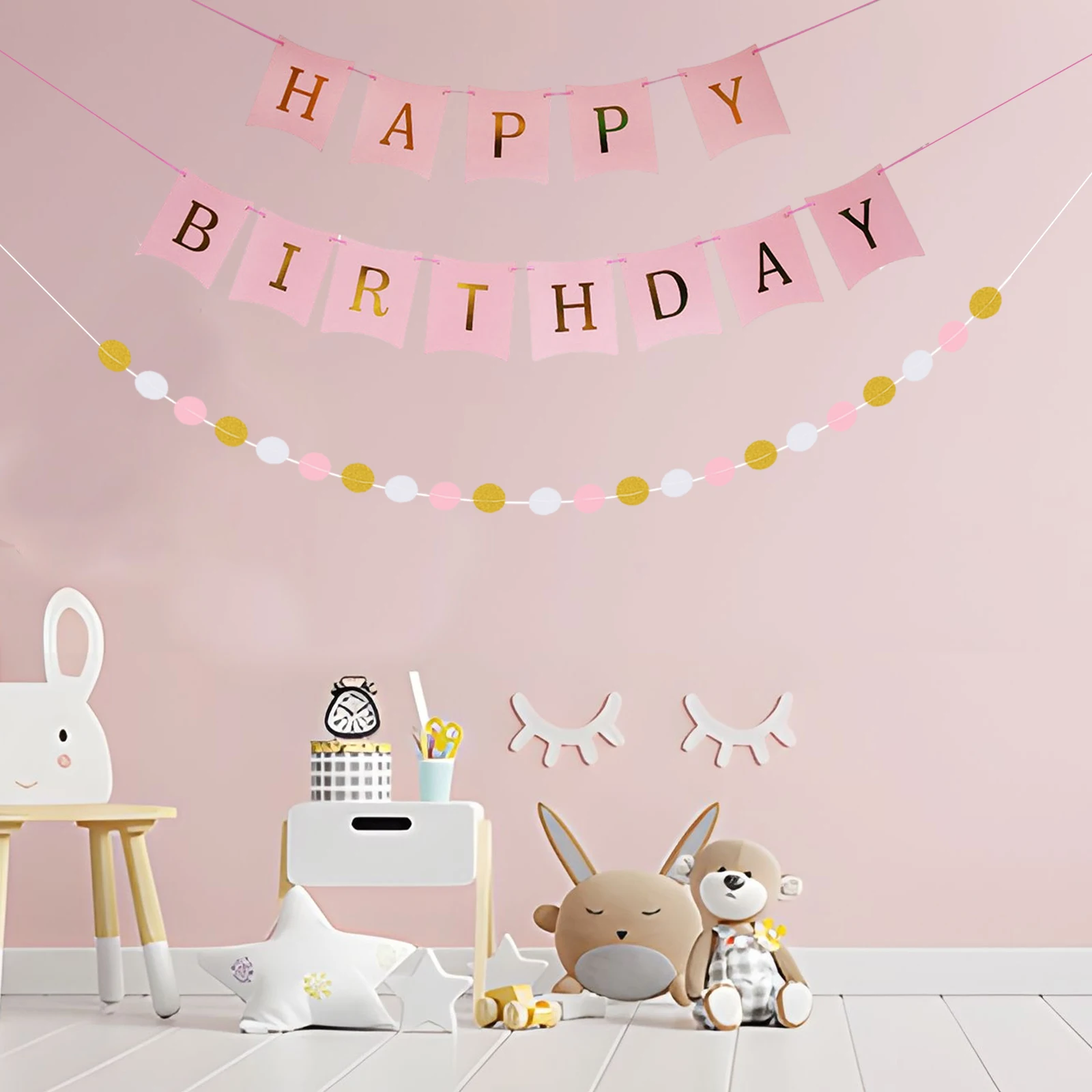 3pcs Birthday Flags Decoration Bunting Banners Wall Hanging for Birthday Banner Party Garland Home Decor Activity Ornaments
3pcs Birthday Flags Decoration Bunting Banners Wall Hanging for Birthday Banner Party Garland Home Decor Activity Ornaments