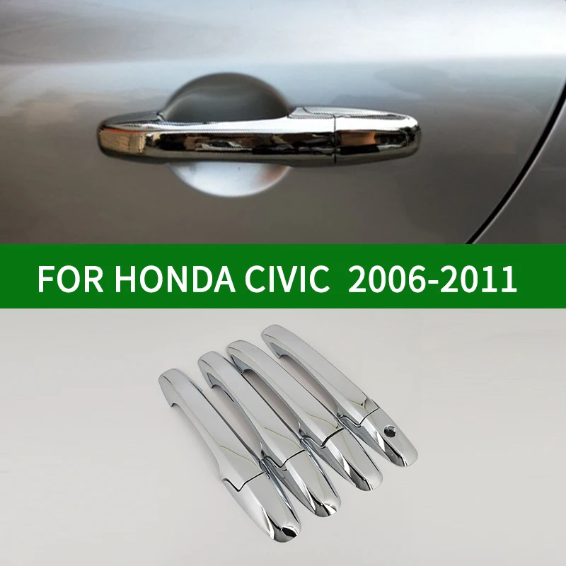 For Honda CIVIC 2006-2011 chrome silver Door Handle Cover Bezel Trim 2007 2008 2009 2010
For Honda CIVIC 2006-2011 chrome silver Door Handle Cover Bezel Trim 2007 2008 2009 2010