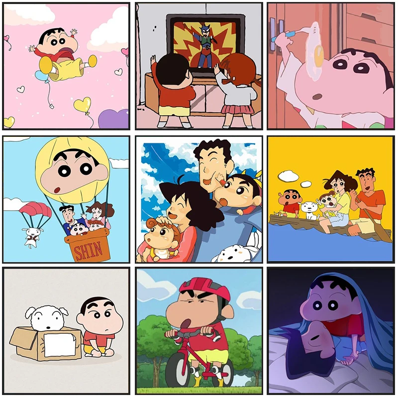 Classic Japanese Anime Crayon Shinchan Canvas Painting Mural Living Room Bedroom Modern Home Wall Painting Decoration Cuadros
Classic Japanese Anime Crayon Shinchan Canvas Painting Mural Living Room Bedroom Modern Home Wall Painting Decoration Cuadros
