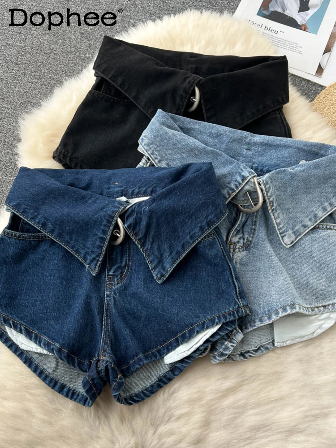 Sexy Hip Denim Shorts Female 2022 Summer New High Waist Valgus Personality Wide Leg A- Line Jeans Shorts Trendy Female Hot Pants
Sexy Hip Denim Shorts Female 2022 Summer New High Waist Valgus Personality Wide Leg A- Line Jeans Shorts Trendy Female Hot Pants