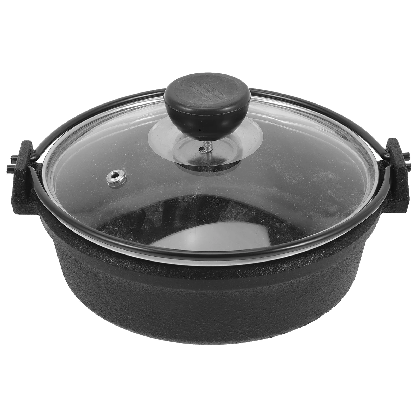 

Pot Sukiyaki Japanese Pan Iron Shabu Nabe Cast Hot Camping Spanish Dumplings Nabemono Kitchen Cooking Soup Roasting Cooker