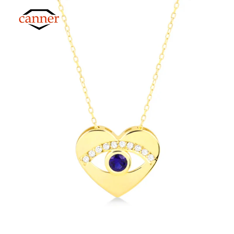 Женская цепочка с подвеской CANNER, из стерлингового серебра 925 пробы, с любовным сердцем, дьявольским глазом, кулон с цирконием, ожерелье до ключиц, ювелирные изделия, цепочка-чокер, Подарочный ошейник
Женская цепочка с подвеской CANNER, из стерлингового серебра 925 пробы, с любовным сердцем, дьявольским глазом, кулон с цирконием, ожерелье до ключиц, ювелирные изделия, цепочка-чокер, Подарочный ошейник