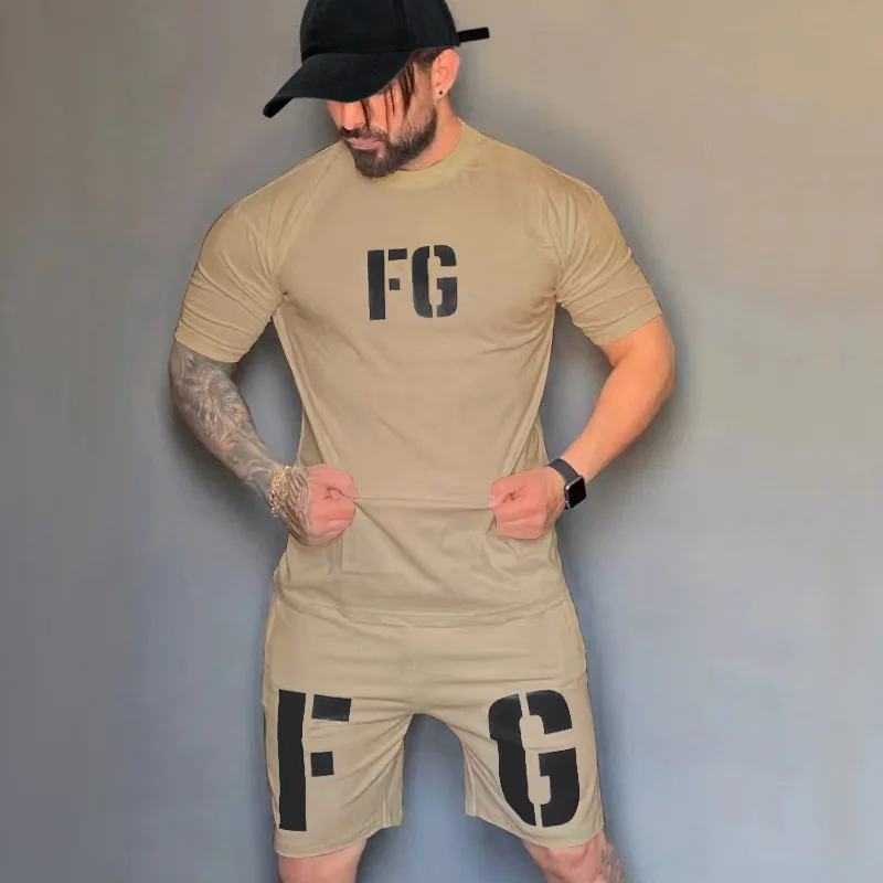 Новый летний мужской костюм, спортивный костюм, однотонная футболка с круглым вырезом и шортами, комплект из 2 предметов, мужская одежда, спо...
Новый летний мужской костюм, спортивный костюм, однотонная футболка с круглым вырезом и шортами, комплект из 2 предметов, мужская одежда, спо...
