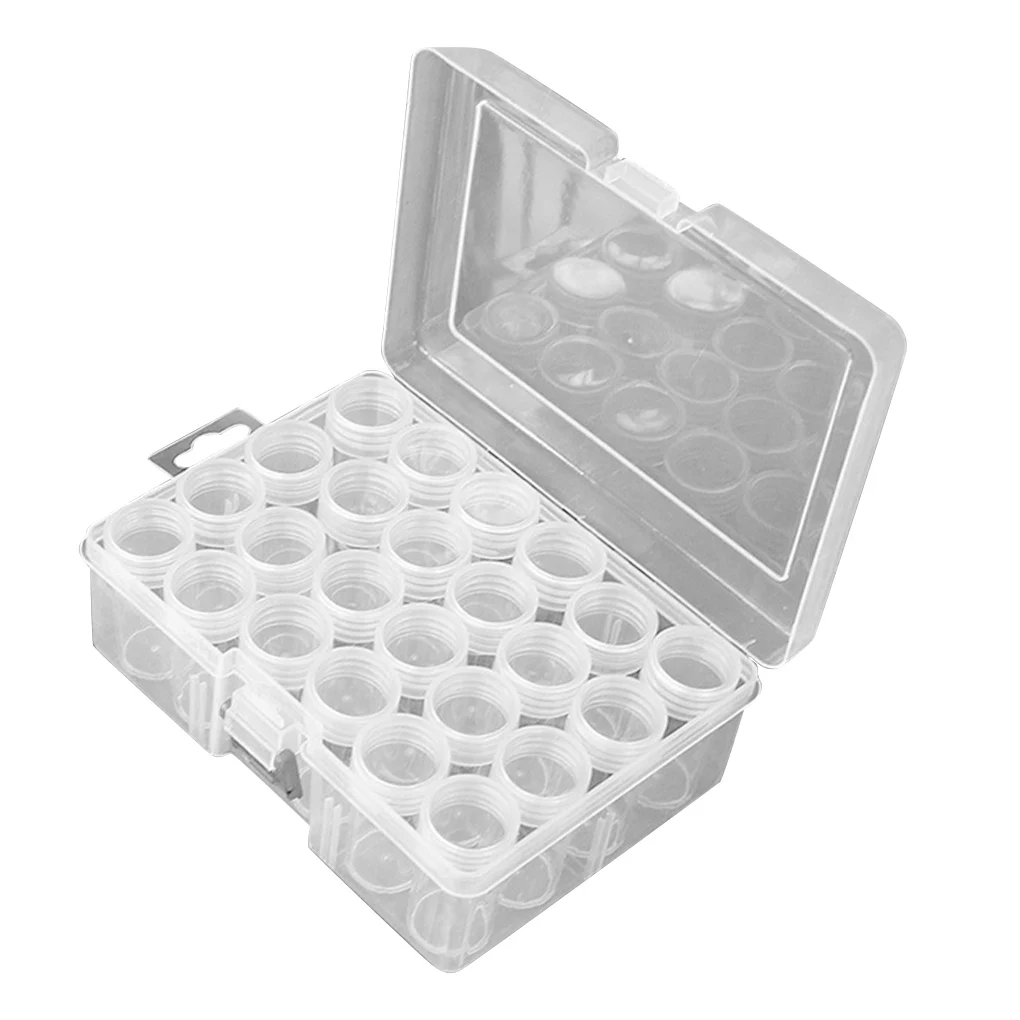 24pcs Diamond Storage Bottles 5d Diy Diamond Painting Accessories Box Round Plastic Jewelry Containers Nail Art Bead Organizers
24pcs Diamond Storage Bottles 5d Diy Diamond Painting Accessories Box Round Plastic Jewelry Containers Nail Art Bead Organizers