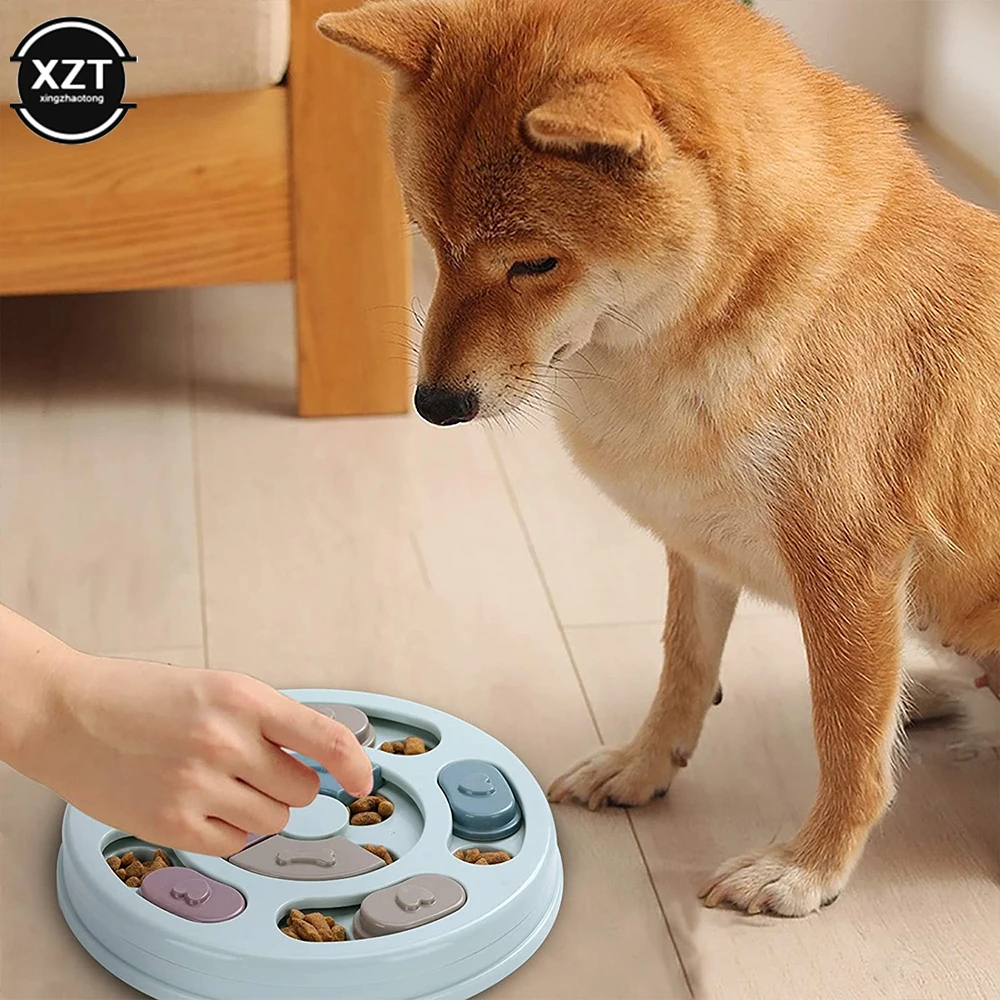 New Dog Puzzle Toys Training Games Feeder For Small Medium Dog Puppy Carousel Eating Anti-choking Apparatus
New Dog Puzzle Toys Training Games Feeder For Small Medium Dog Puppy Carousel Eating Anti-choking Apparatus