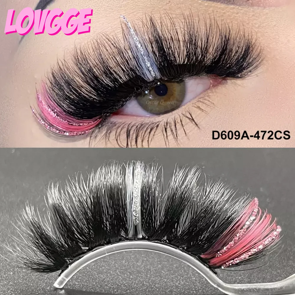 LOVGGE Faux Mink Pop Colored Glitter Lashes 20MM Little Dramatic Fluffy Wispy Full Band Strip Eyelash Cruelty-Free Latex-Free
LOVGGE Faux Mink Pop Colored Glitter Lashes 20MM Little Dramatic Fluffy Wispy Full Band Strip Eyelash Cruelty-Free Latex-Free