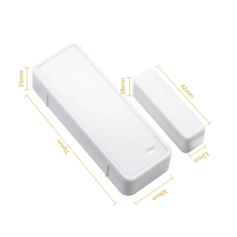 

1/2/3/5pcs Wireless 433MHz Anti-Theft Door Window Magnetic Sensor Two-way Open / Close Detector for Home Security Alarm Systems