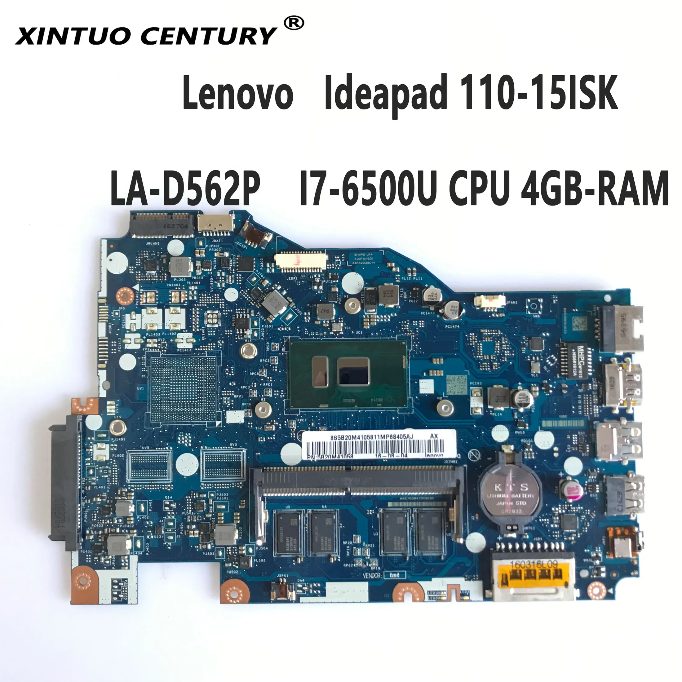 

Высококачественная семейная материнская плата для ноутбука Lenovo Ideapad 110-15ISK, материнская плата для ноутбука со стандартным процессором 4 Гб О...